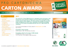 Website Pro Carton ECMA Award
