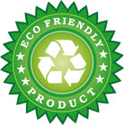 eco friendly product sign
