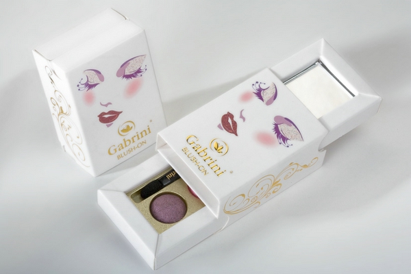 Boîte du kit de maquillage Gabrini