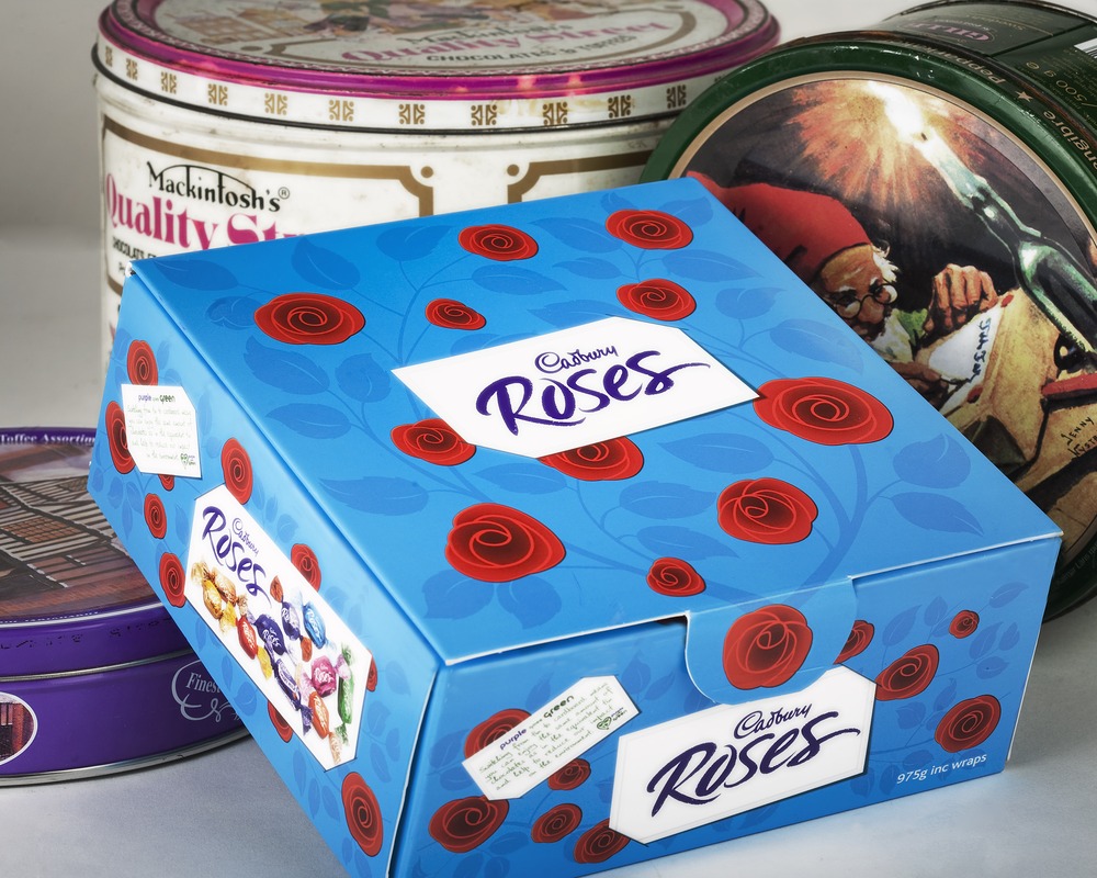 Remplacement des boîtes de roses de Cadbury