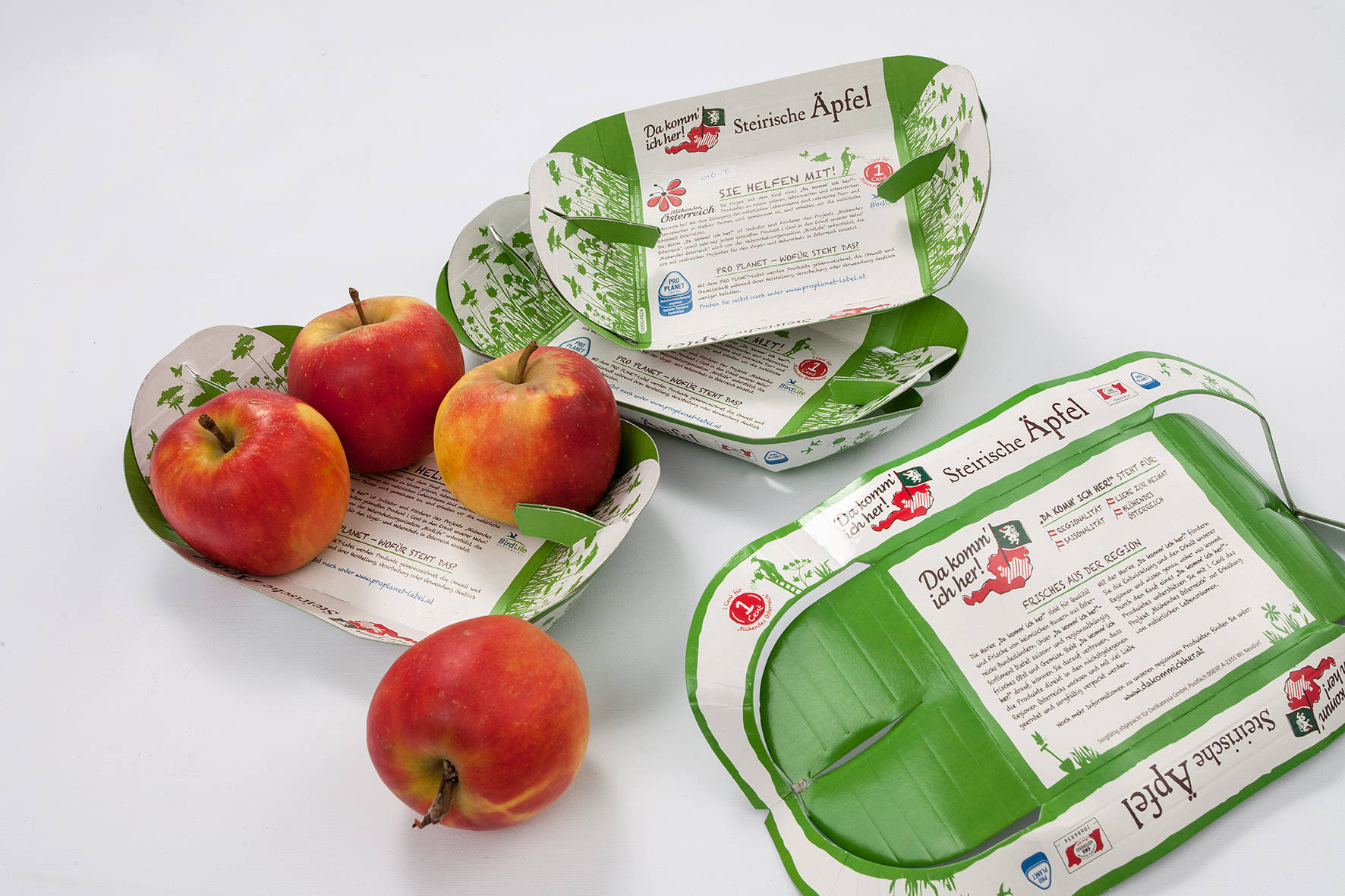 Vario-Tray for round fruits