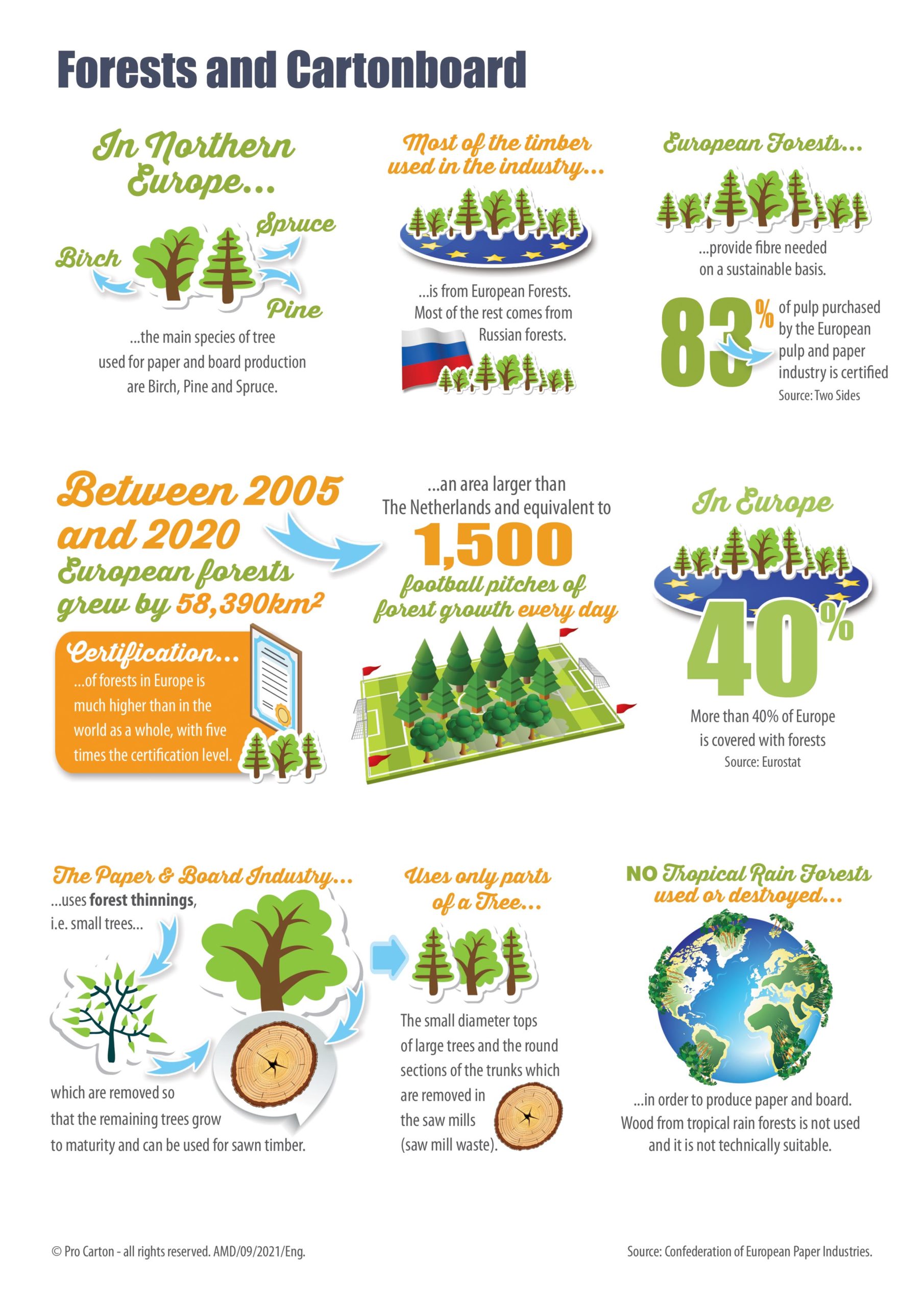 Updated Pro Carton Environmental Infographics 2021