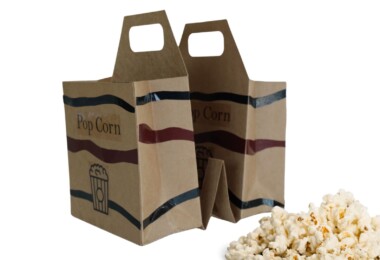 Twin Bags for Popcorn and Beverages