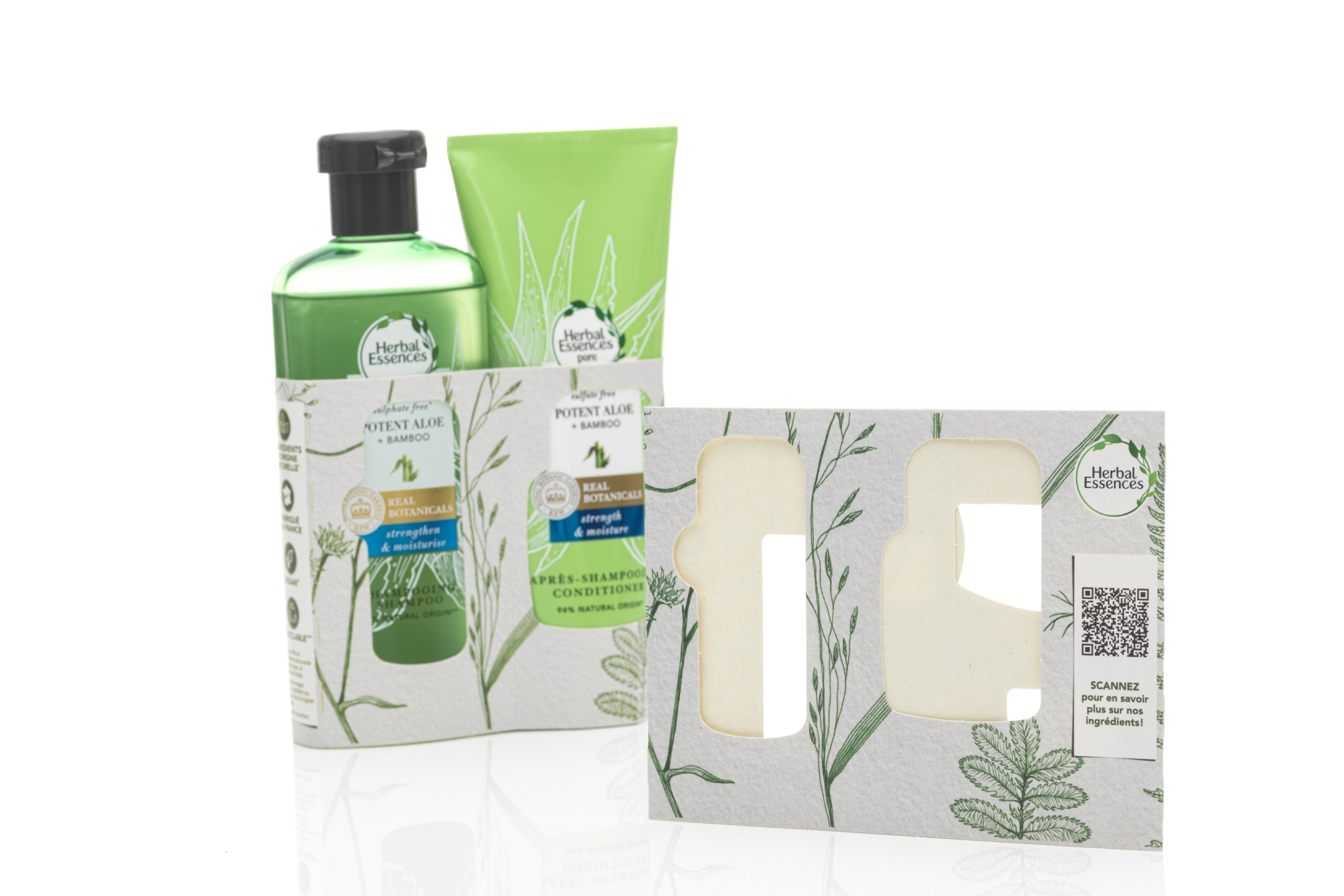 Lot de shampooings et d'après-shampooings Herbal Essences