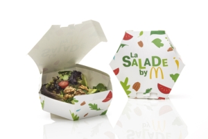 McDonald's - Boîte à salade hexagonale à clapet - 278534