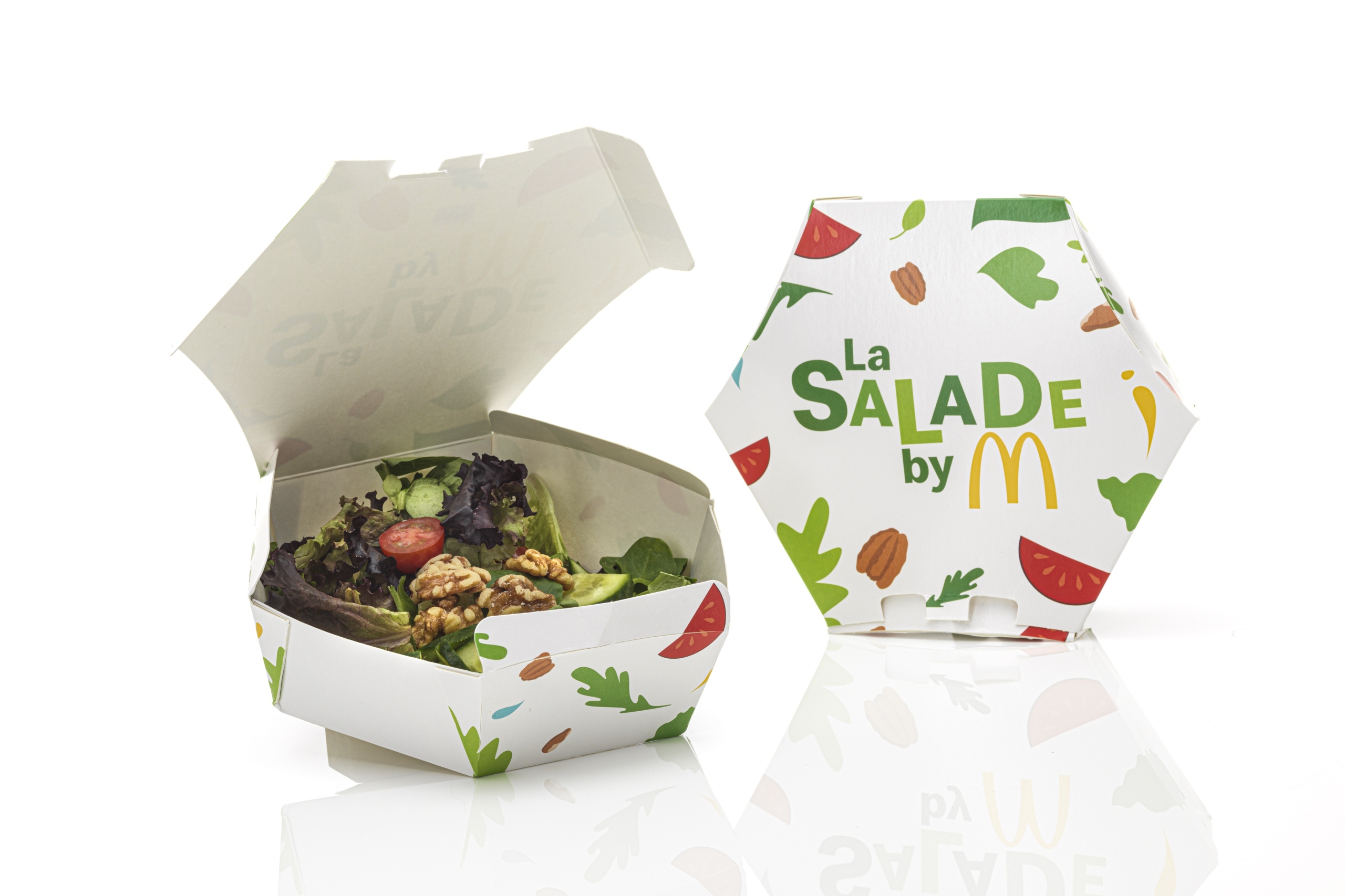 McDonald’s – Hexagonal clamshell salad box