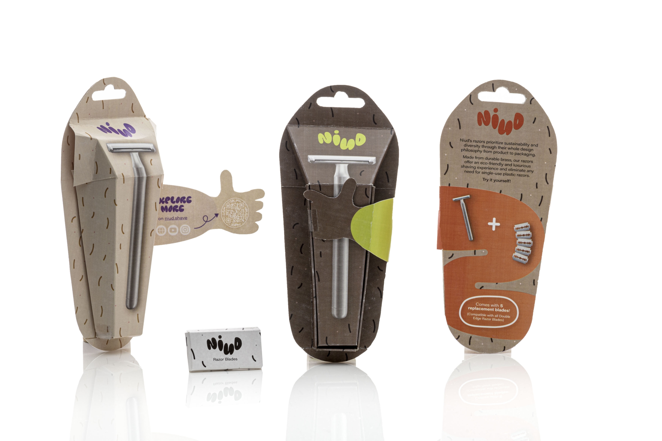 “niud”Sustainable Razors