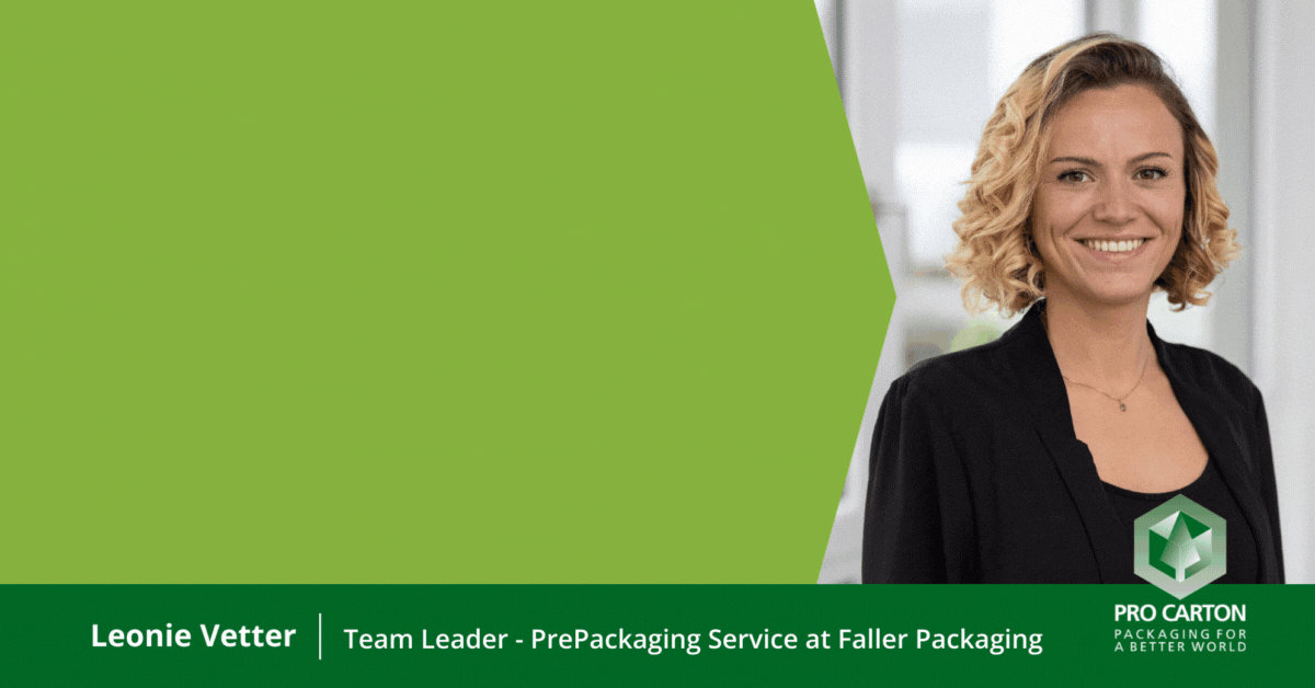 Leonie Vetter, Team Leader, Pre-packaging services at Faller Packaging, talks about her Career in the Cartonboard and Folding Carton Industry