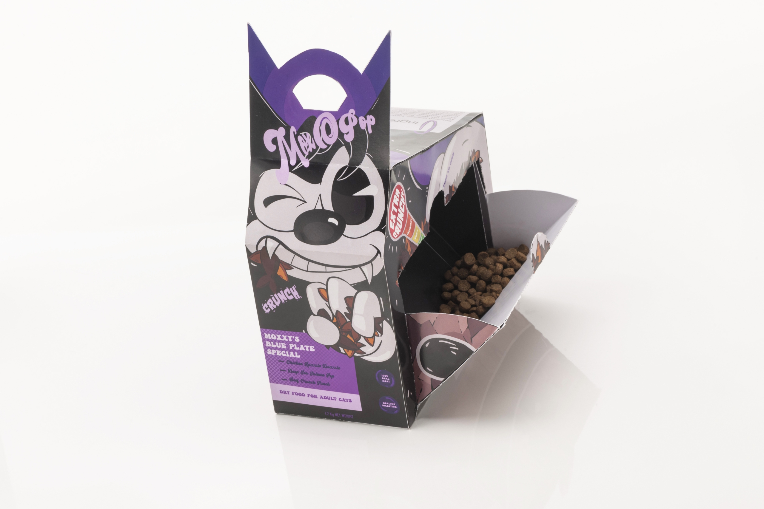 Mox-O-Pop: 2 in 1 Cat Food & Feeder