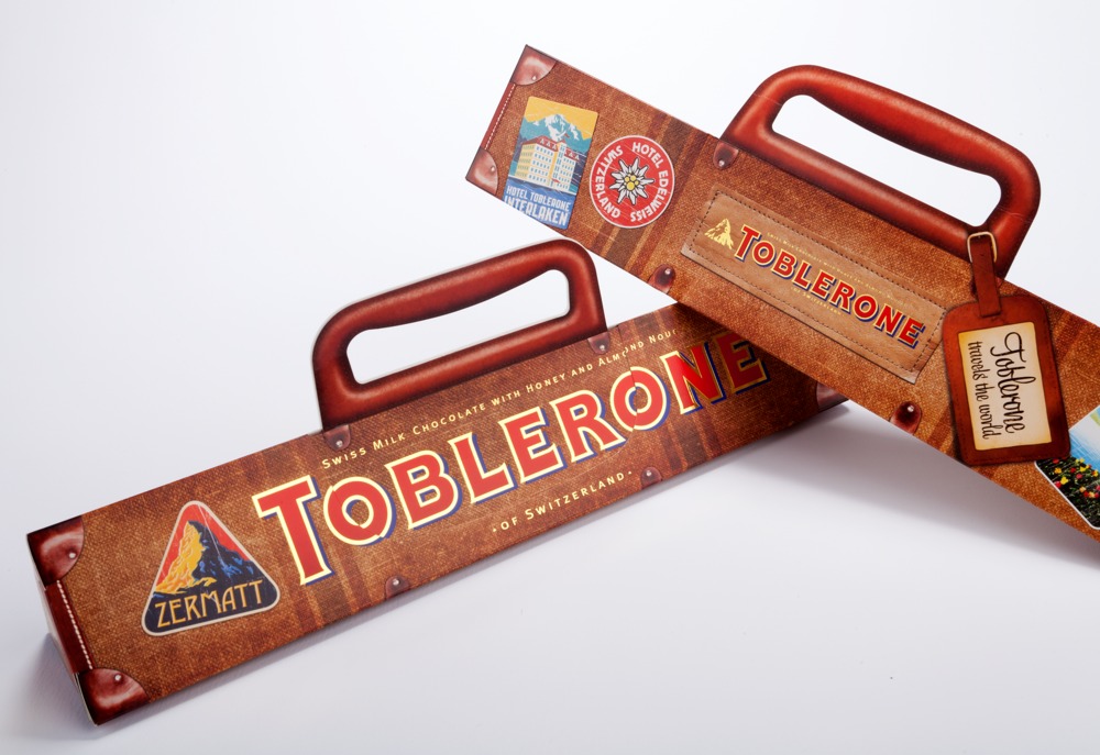 Pochette pour valise, Toblerone 750g