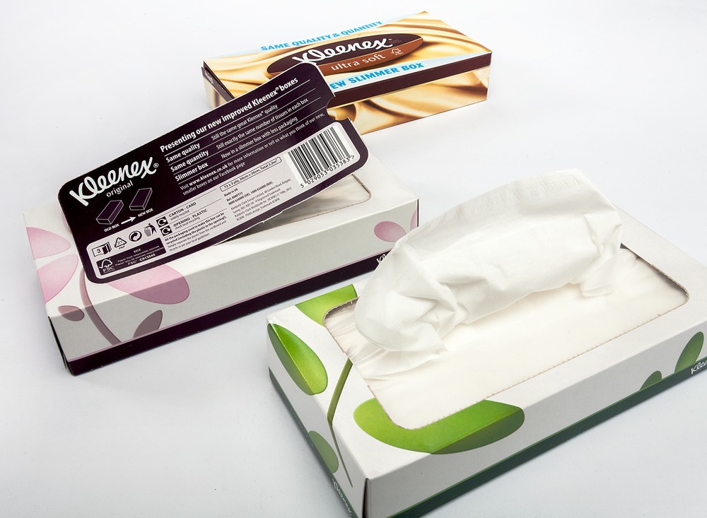 Pack "Slim" pour mouchoirs en papier Kleenex