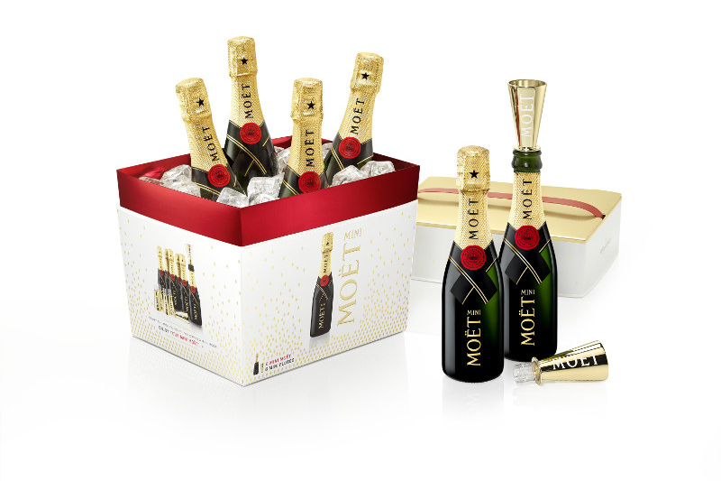 mini moet bottles