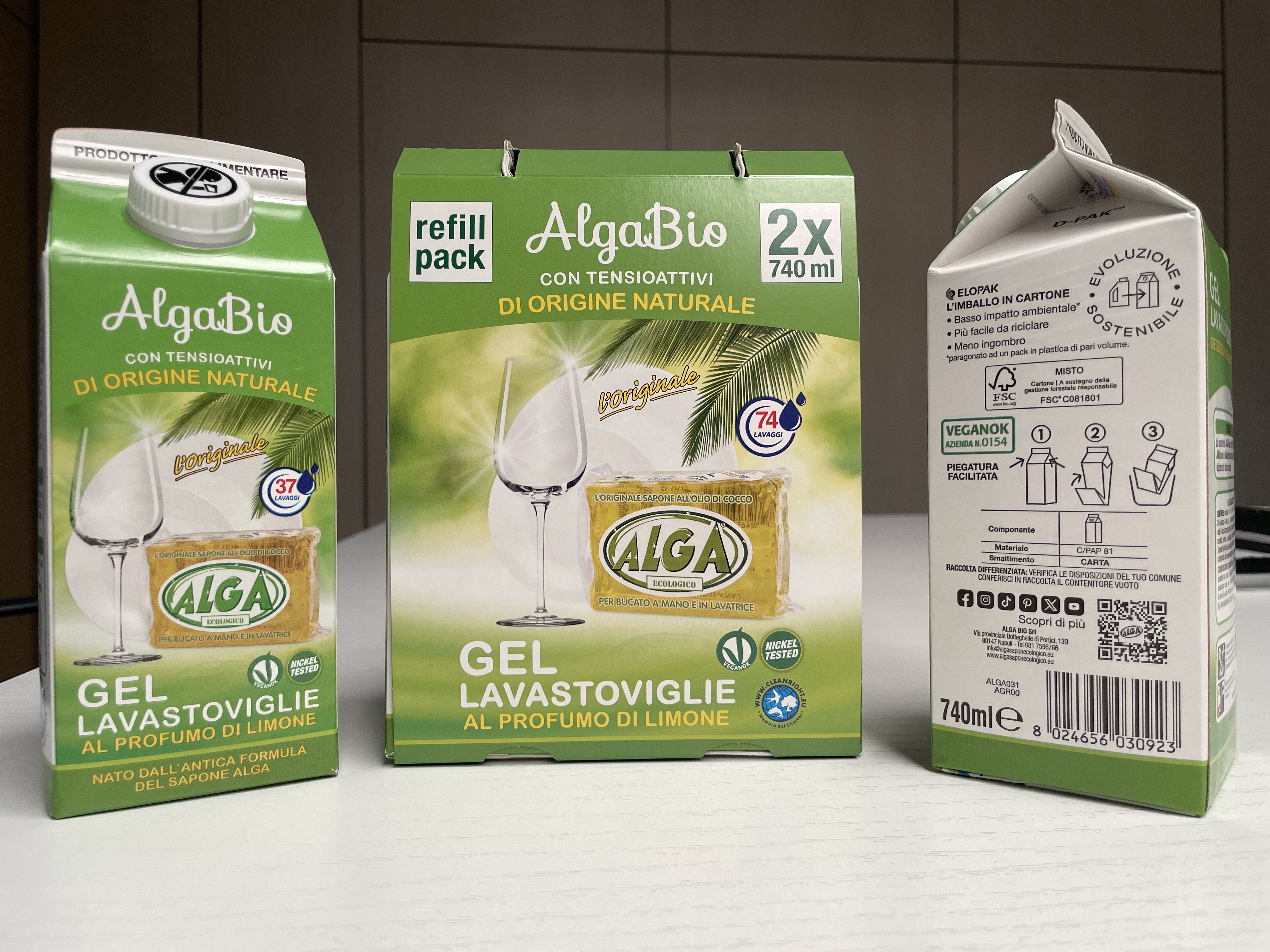 Alga Bio Dishwasher Gel Multipack