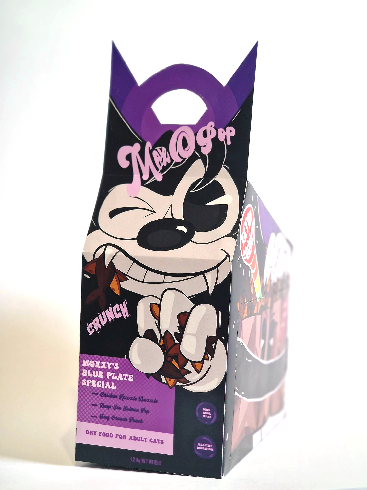 Mox-O-Pop: 2 in 1 Cat Food & Feeder