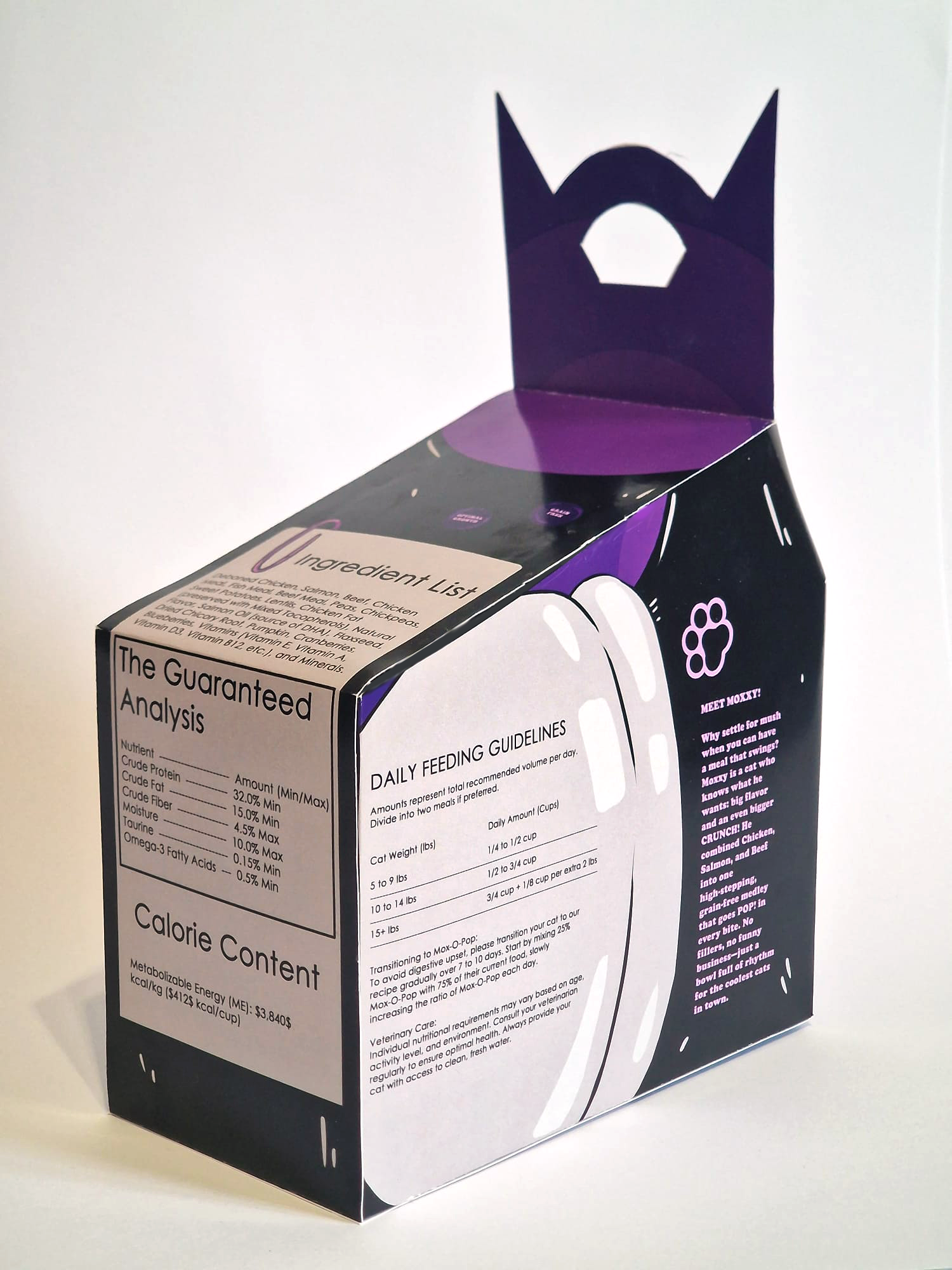 Mox-O-Pop: 2 in 1 Cat Food & Feeder