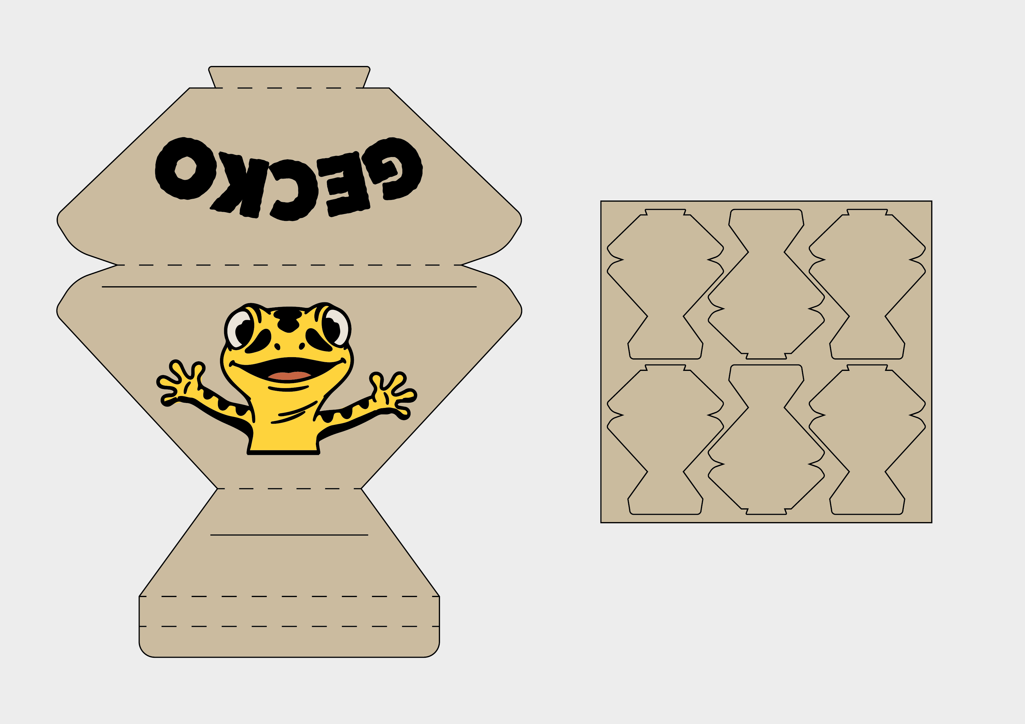 GECKO –  Playing Card Holder