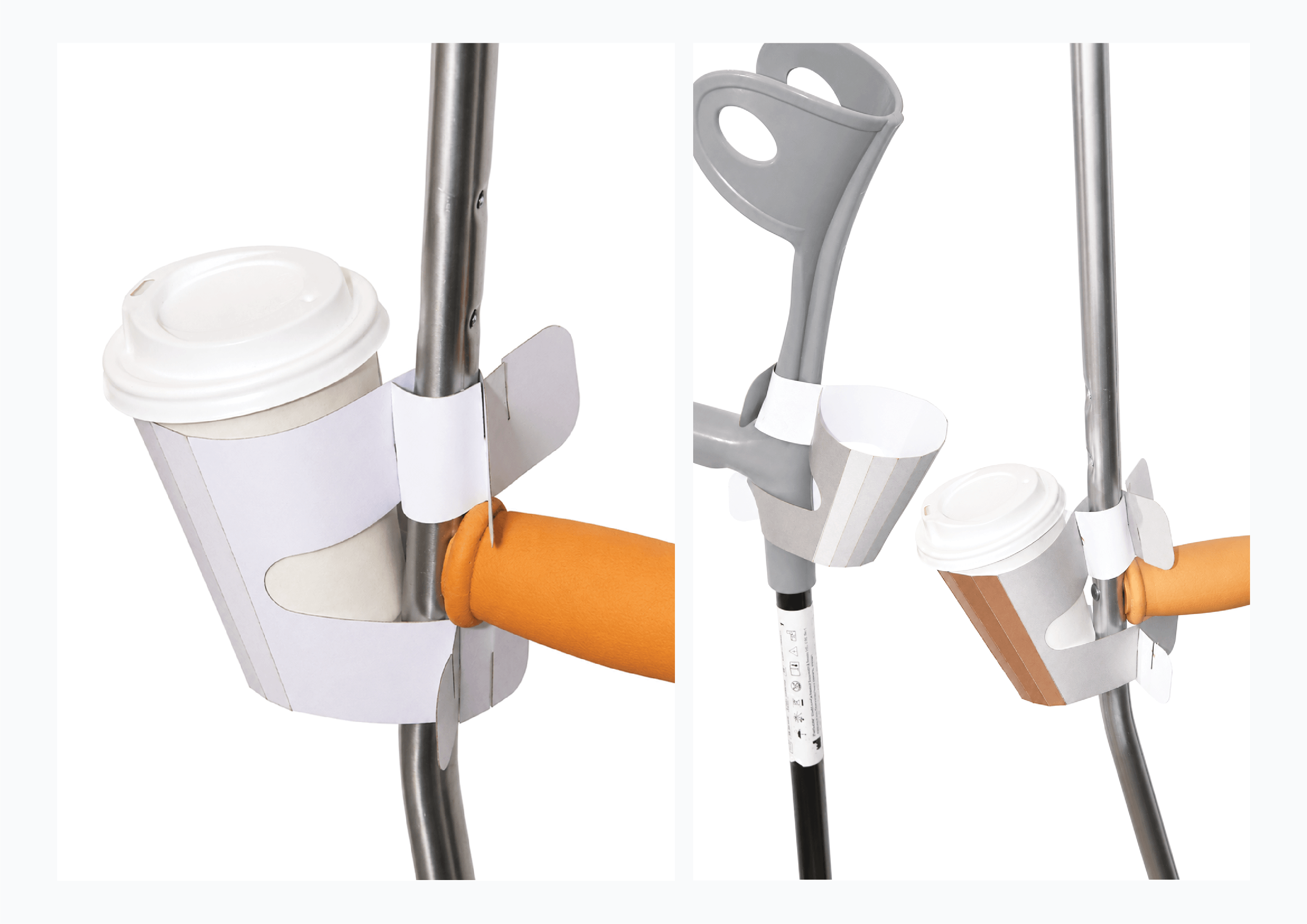 Innovative Crutch Cup Holder