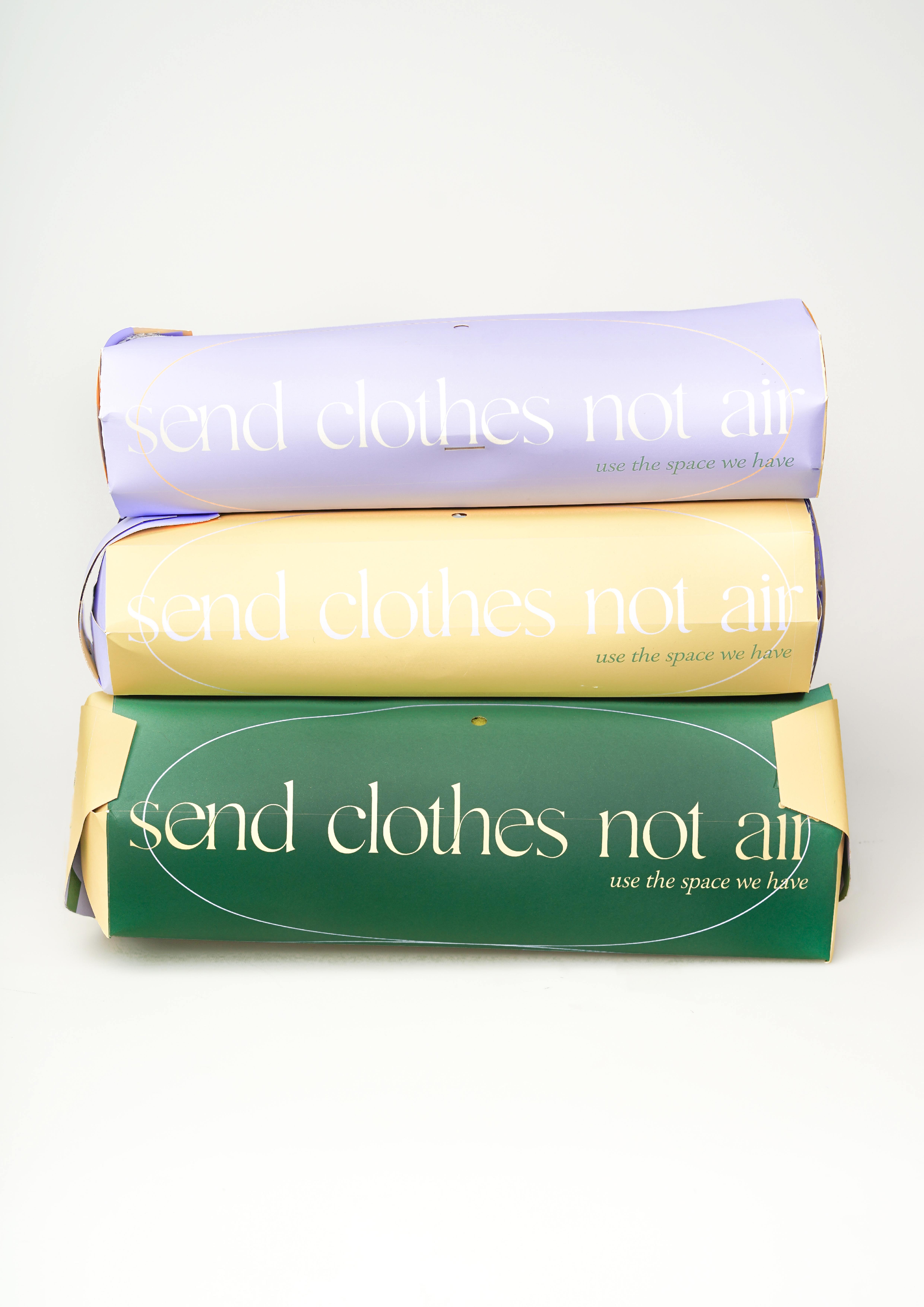 send clothes not air 